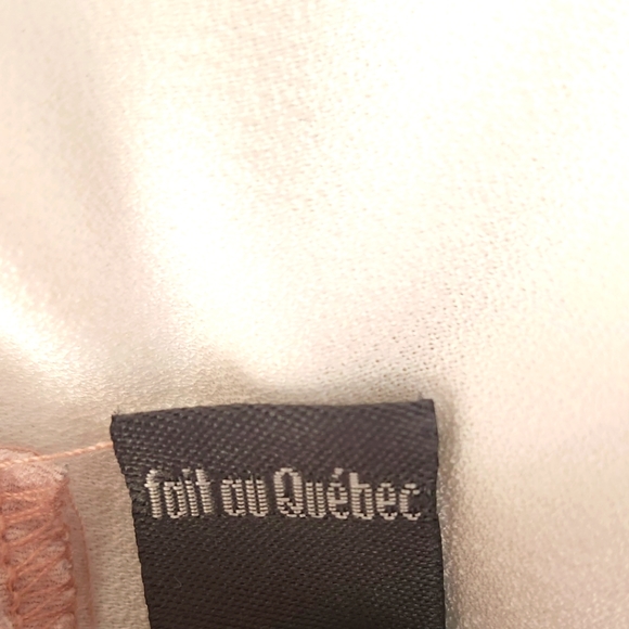 Flowy Pink and White Bow Top - size L - Picture 3 of 6